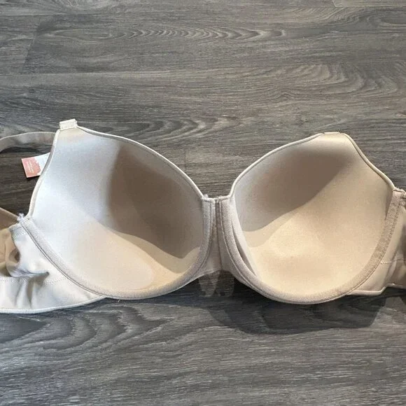 NEW Cacique Lightly Lined Balconette Bra 46DD Back Smoothing Satin Underwire - Picture 11 of 11